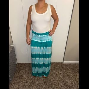 Tie Dye Maxi Skirt